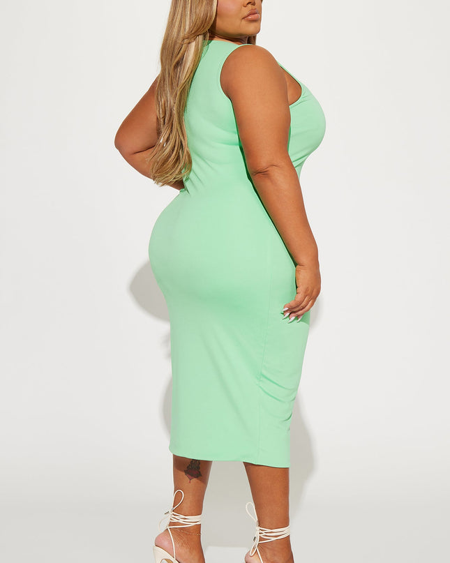 Fashion Nova Colette Double Lined Women's Midi Dress