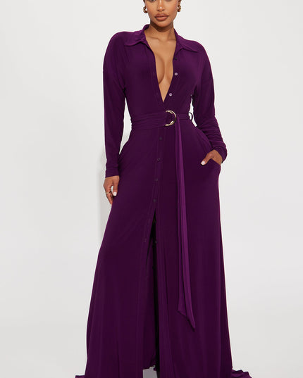 Fashion Nova Amelia Belted Women's Maxi Dress