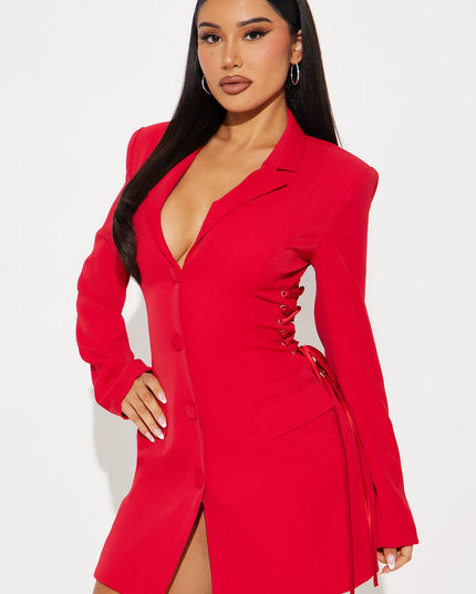 Fashion Nova Jade Women's Blazer Mini Dress