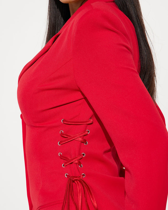 Fashion Nova Jade Women's Blazer Mini Dress
