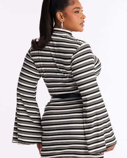 Fashion Nova Rowan Belted Ribbed Women's Mini Dress