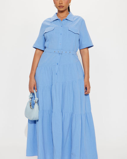 Fashion Nova Julia Maxi Shirt Women's Dress
