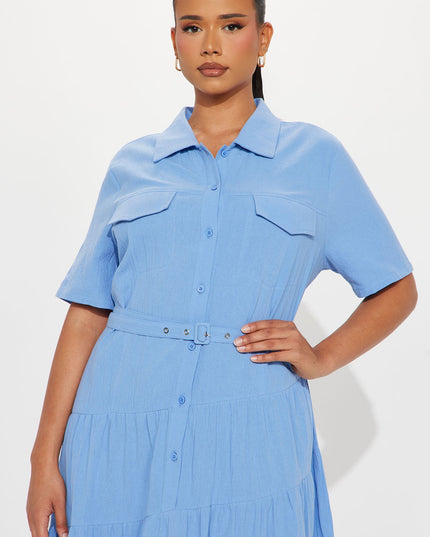 Fashion Nova Julia Maxi Shirt Women's Dress