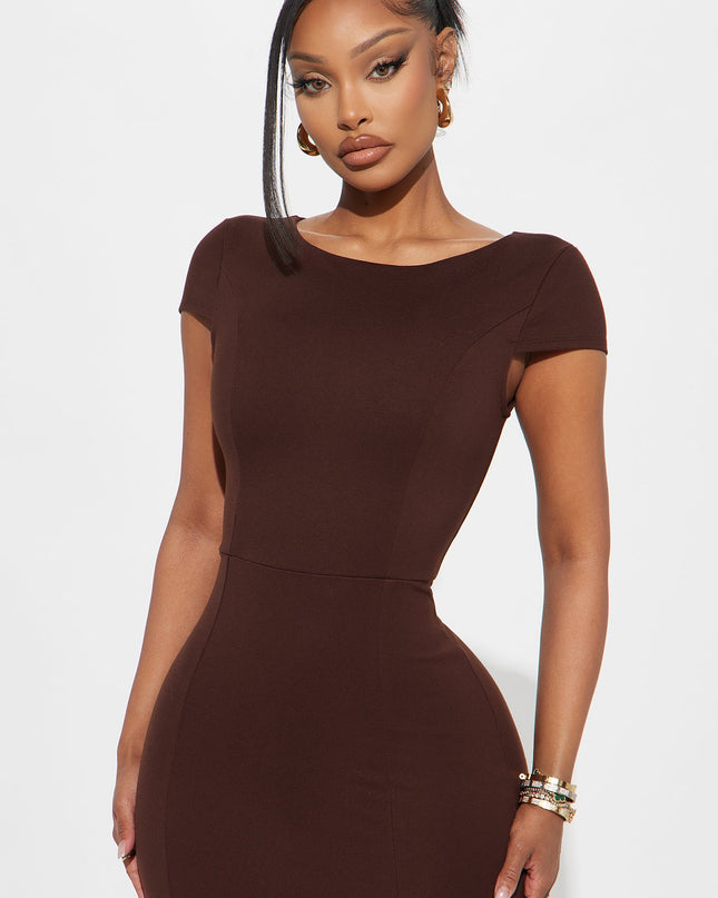 Fashion Nova The Mia Ponte Mermaid Women's Maxi Dress