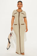Fashion Nova Elena Crochet Women's Maxi Dress