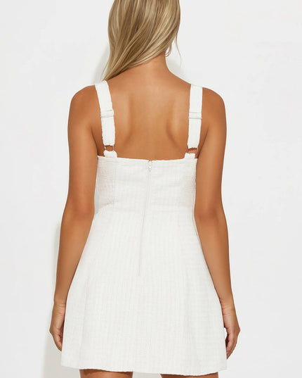 Fashion Nova Leanna Tweed Women's Micro Mini Dress