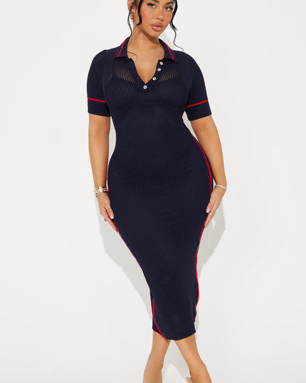 Fashion Nova Fair Game Sweater Women's Maxi Dress