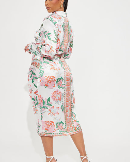 Fashion Nova Becoming Richer Satin Women's Shirt Dress