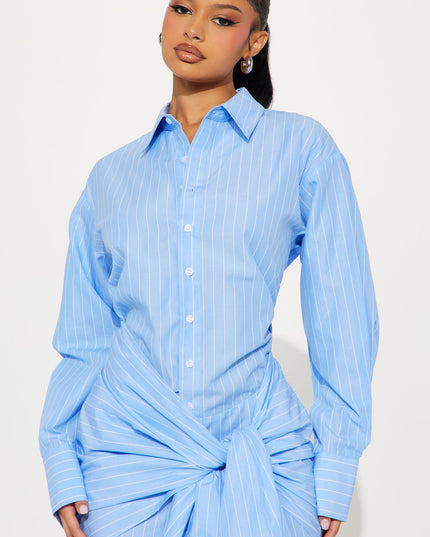 Fashion Nova Executive Slay Pinstripe Women's Mini Dress