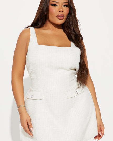 Fashion Nova Leanna Tweed Women's Micro Mini Dress