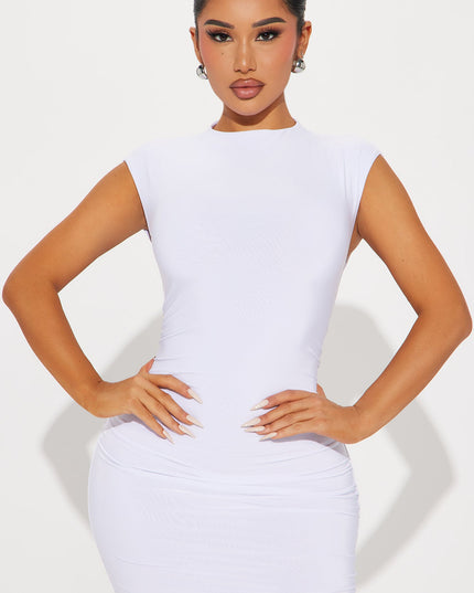 Fashion Nova Candice Ruched Women's Midi Dress