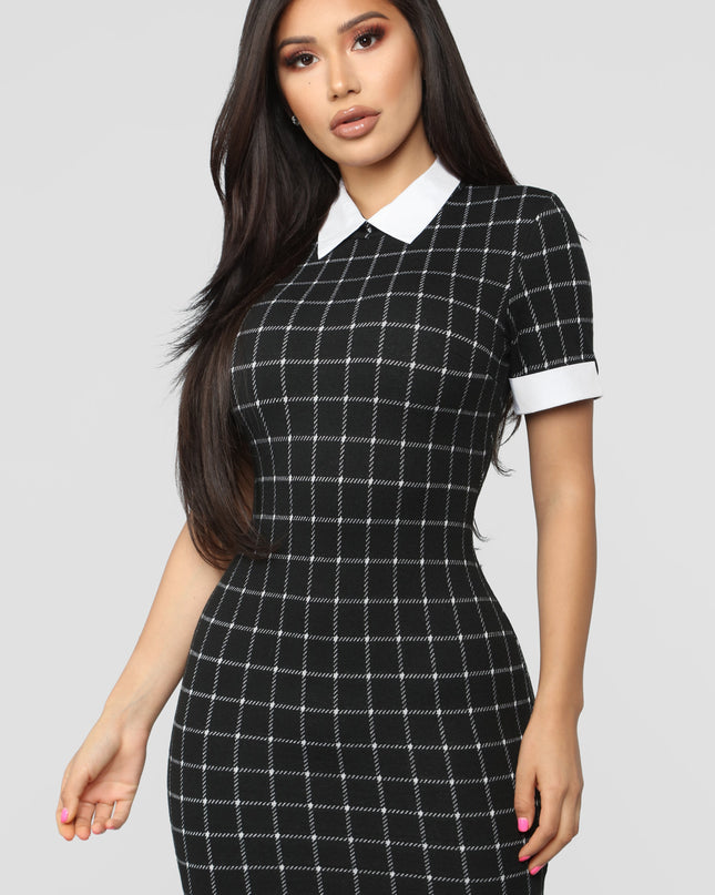Fashion Nova Any Day of the Week Collared Women's Dress