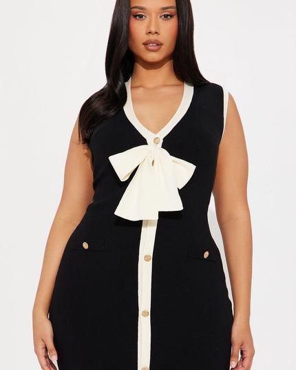 Fashion Nova Extra Credit Sweater Women's Midi Dress