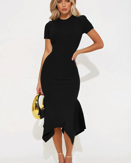 Fashion Nova Rare Catch Ribbed Women's Midi Dress