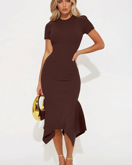 Fashion Nova Rare Catch Ribbed Women's Midi Dress