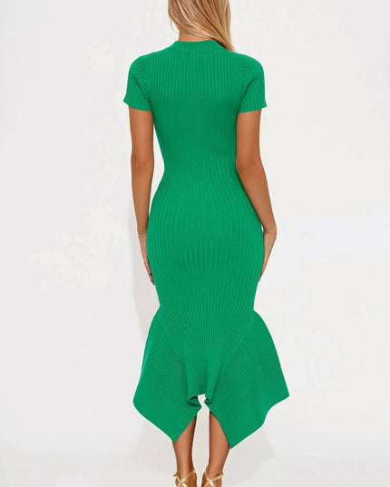 Fashion Nova Rare Catch Ribbed Women's Midi Dress