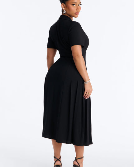 Fashion Nova Delaney Button Up Women's Midi Dress