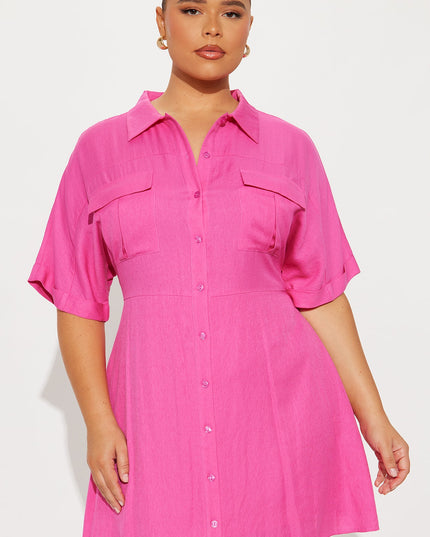 Fashion Nova Penny Women's Mini Shirt Dress
