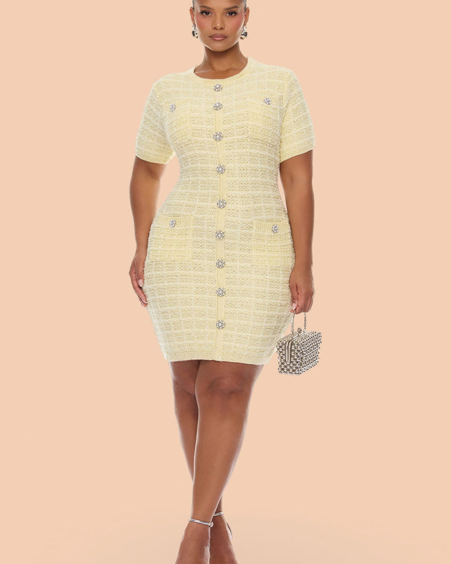 Fashion Nova Sadie Sweater Women's Mini Dress