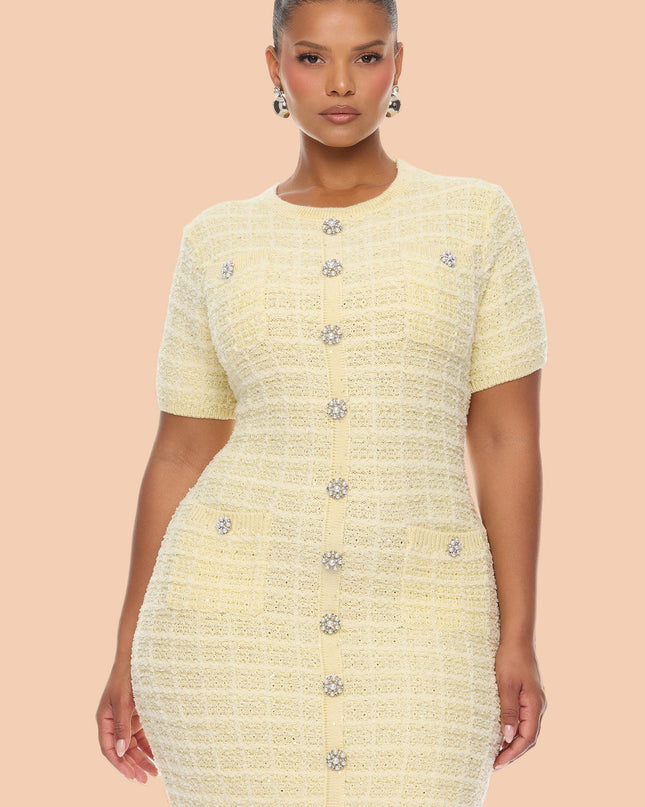 Fashion Nova Sadie Sweater Women's Mini Dress