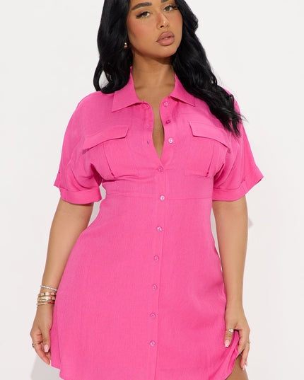 Fashion Nova Penny Women's Mini Shirt Dress