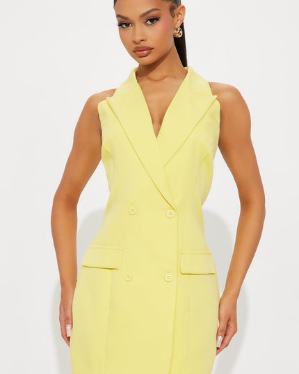 Fashion Nova Center Of Attention Sleeveless Women's Blazer Mini Dress