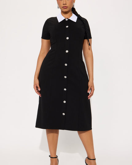 Fashion Nova Pretty And Smart Body Sculpting Women's Midi Dress