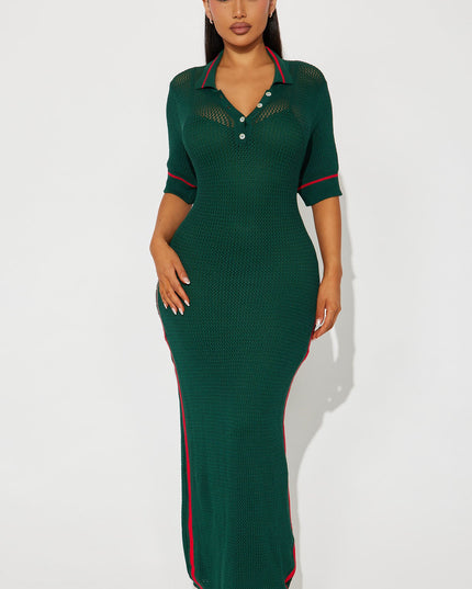 Fashion Nova Fair Game Sweater Women's Maxi Dress