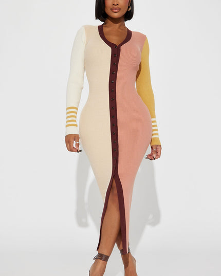 Fashion Nova Study Girl Women's Cardigan Maxi Dress