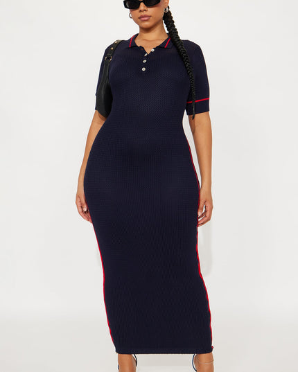 Fashion Nova Fair Game Sweater Women's Maxi Dress