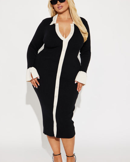 Fashion Nova Ciao Bella Women's Sweater Midi Dress