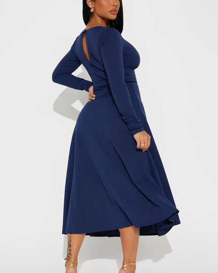 Fashion Nova Charolette Long Sleeve Women's Midi Dress