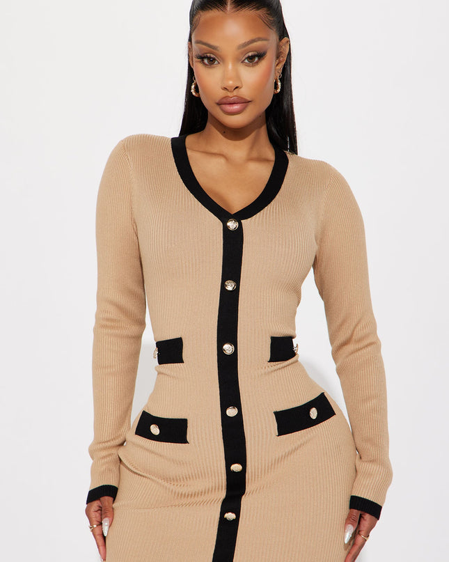 Fashion Nova Endless Rose V-Neck Women's Midi Dress