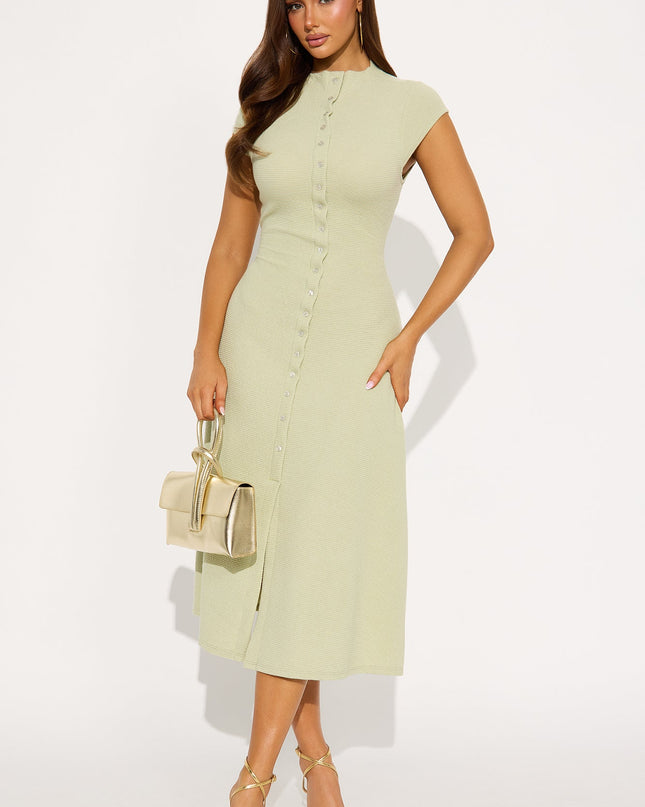 Fashion Nova Dara Textured Women's Midi Dress