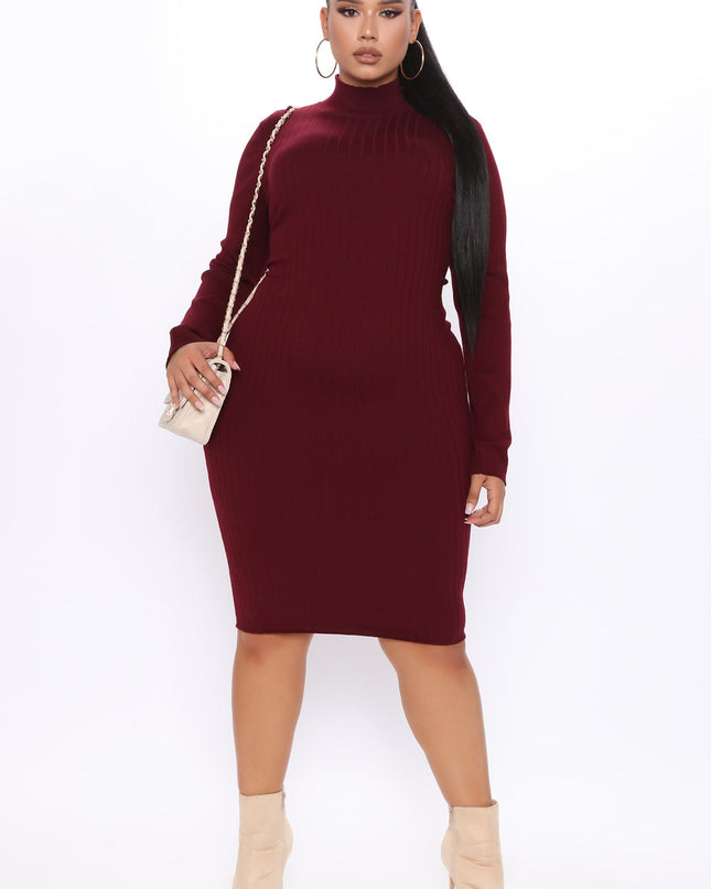 Fashion Nova Taryn Women's Sweater Midi Dress