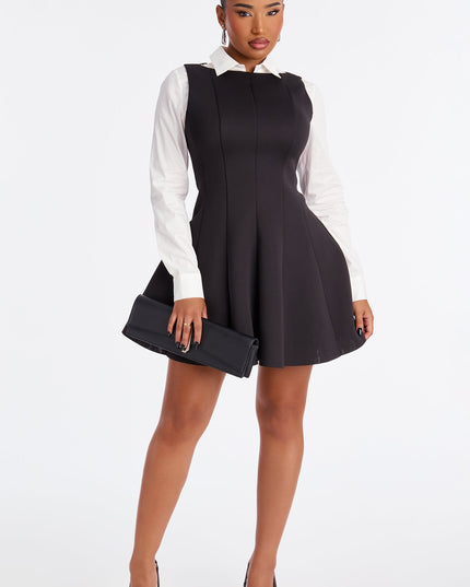Fashion Nova Sunday Looks Long Sleeve Women's Mini Dress