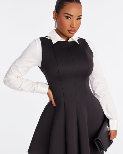 Fashion Nova Sunday Looks Long Sleeve Women's Mini Dress
