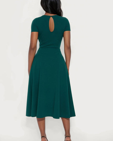 Fashion Nova Charolette Short Sleeve Women's Midi Dress