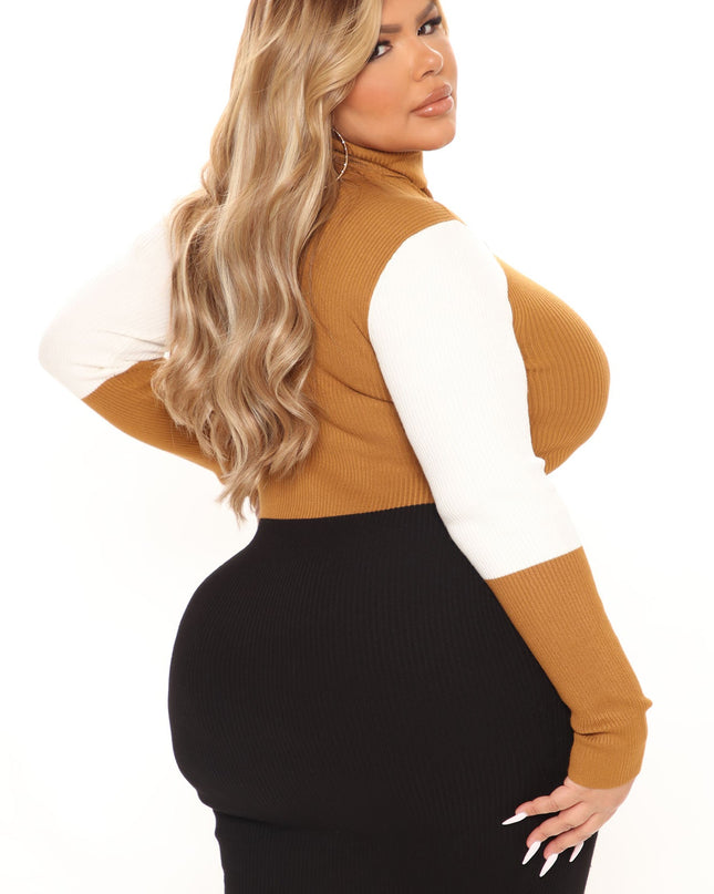 Fashion Nova Starting Over Sweater Women's Mini Dress