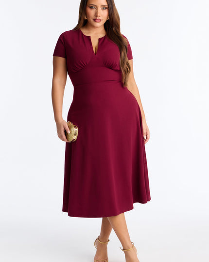 Fashion Nova Charolette Short Sleeve Women's Midi Dress