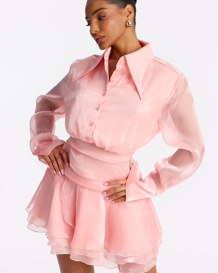 Fashion Nova Lips Sealed Long Sleeve Women's Mini Dress