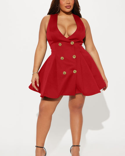 Fashion Nova Queen of Everything Pleated Women's Mini Dress