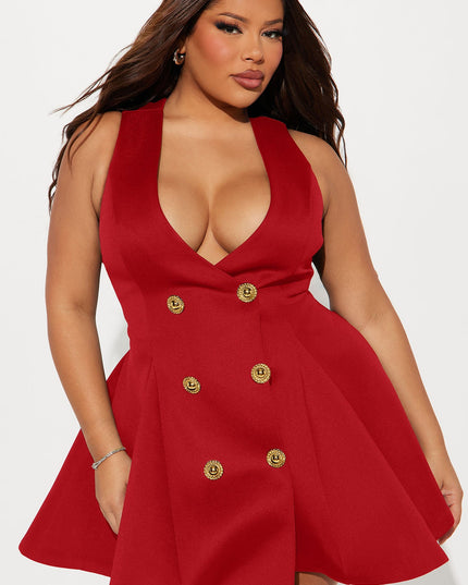 Fashion Nova Queen of Everything Pleated Women's Mini Dress