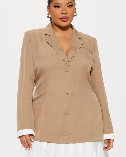 Fashion Nova Trust The Process Women's Blazer Mini Dress