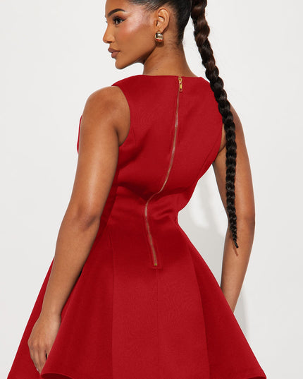 Fashion Nova Queen of Everything Pleated Women's Mini Dress