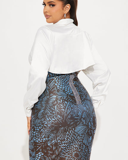 Fashion Nova The Mediator Bandage Women's Midi Dress