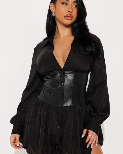 Fashion Nova Harmony Corset Women's Mini Dress