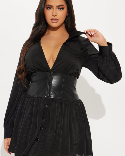 Fashion Nova Harmony Corset Women's Mini Dress