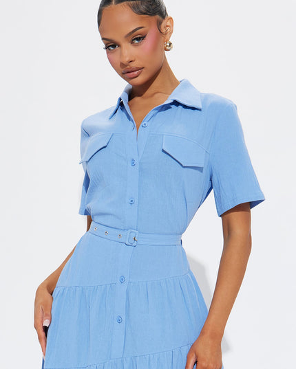 Fashion Nova Julia Maxi Shirt Women's Dress