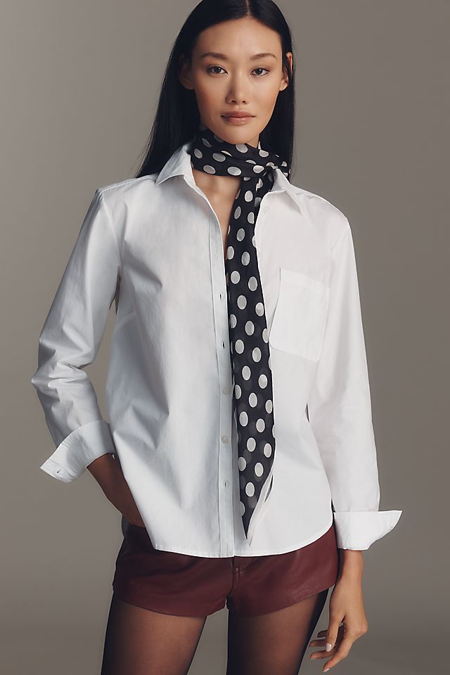 Maeve Kate Women's Cotton Classic Buttondown Shirt
